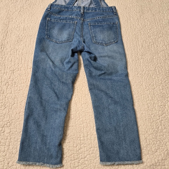 The Children's Place Denim Overalls with Embroidered Patches Girls' Size 6X/7 - Picture 12 of 15
